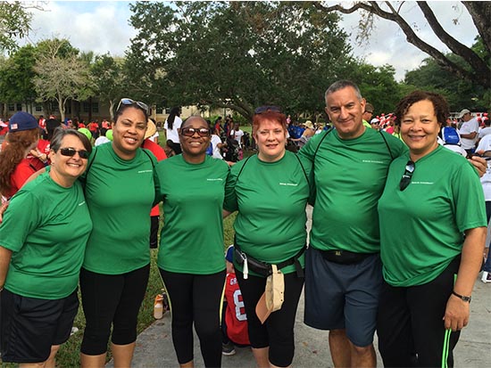 Berger Singerman Team Participates in The American Heart Association's Broward Heart Walk