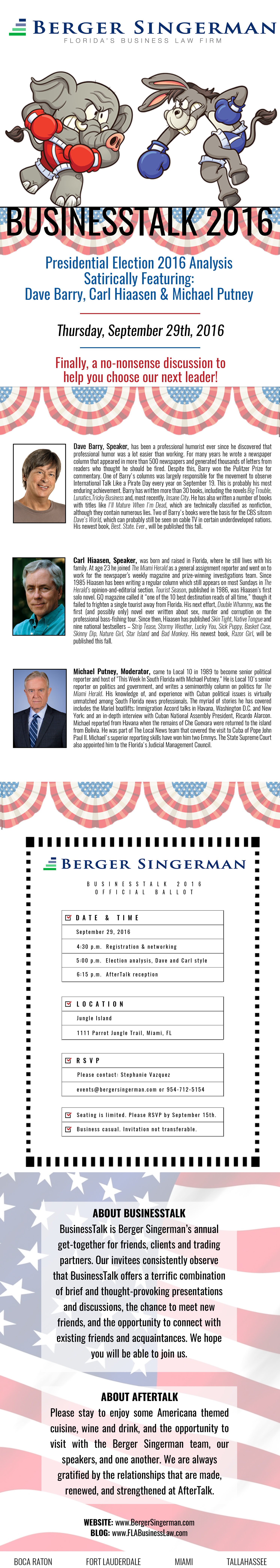 Berger Singerman Receives 15 Tier-1 Rankings in Florida in U.S. News & World Report's "Best Law Firms" List